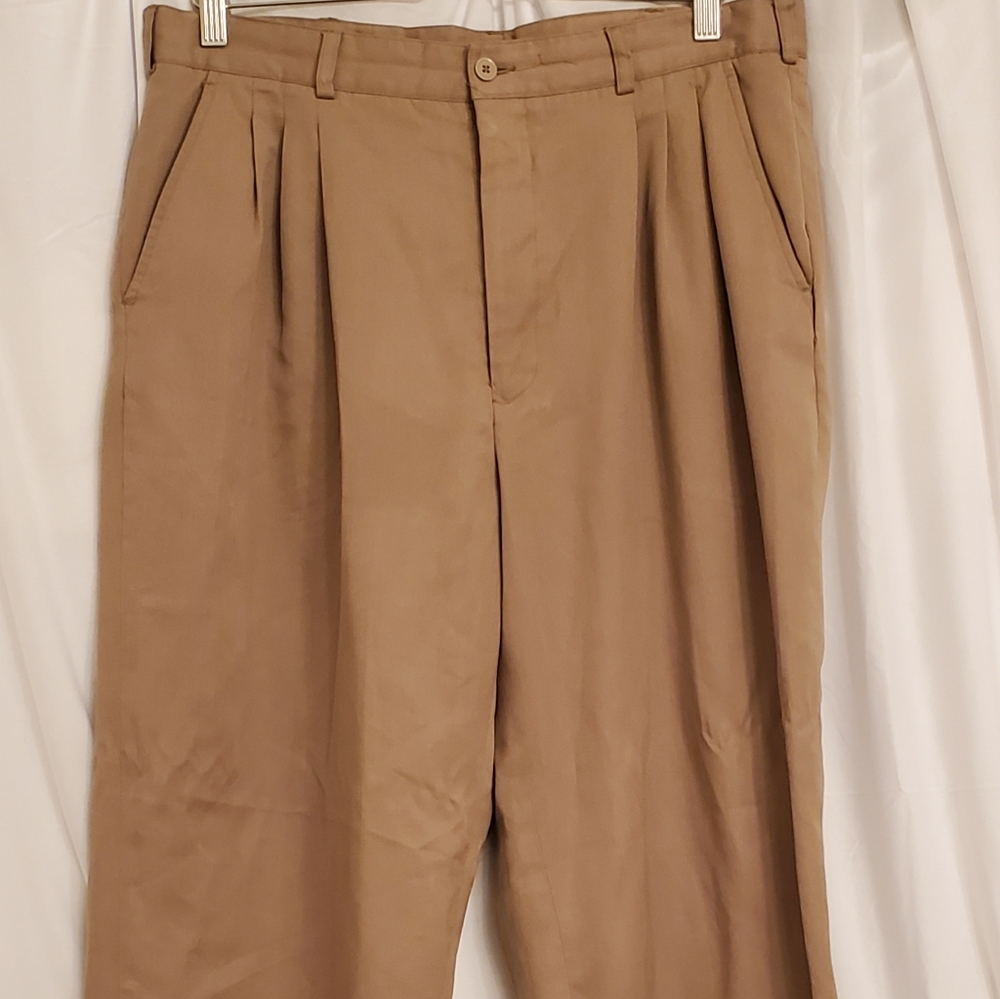 Beige Adolfo Slacks